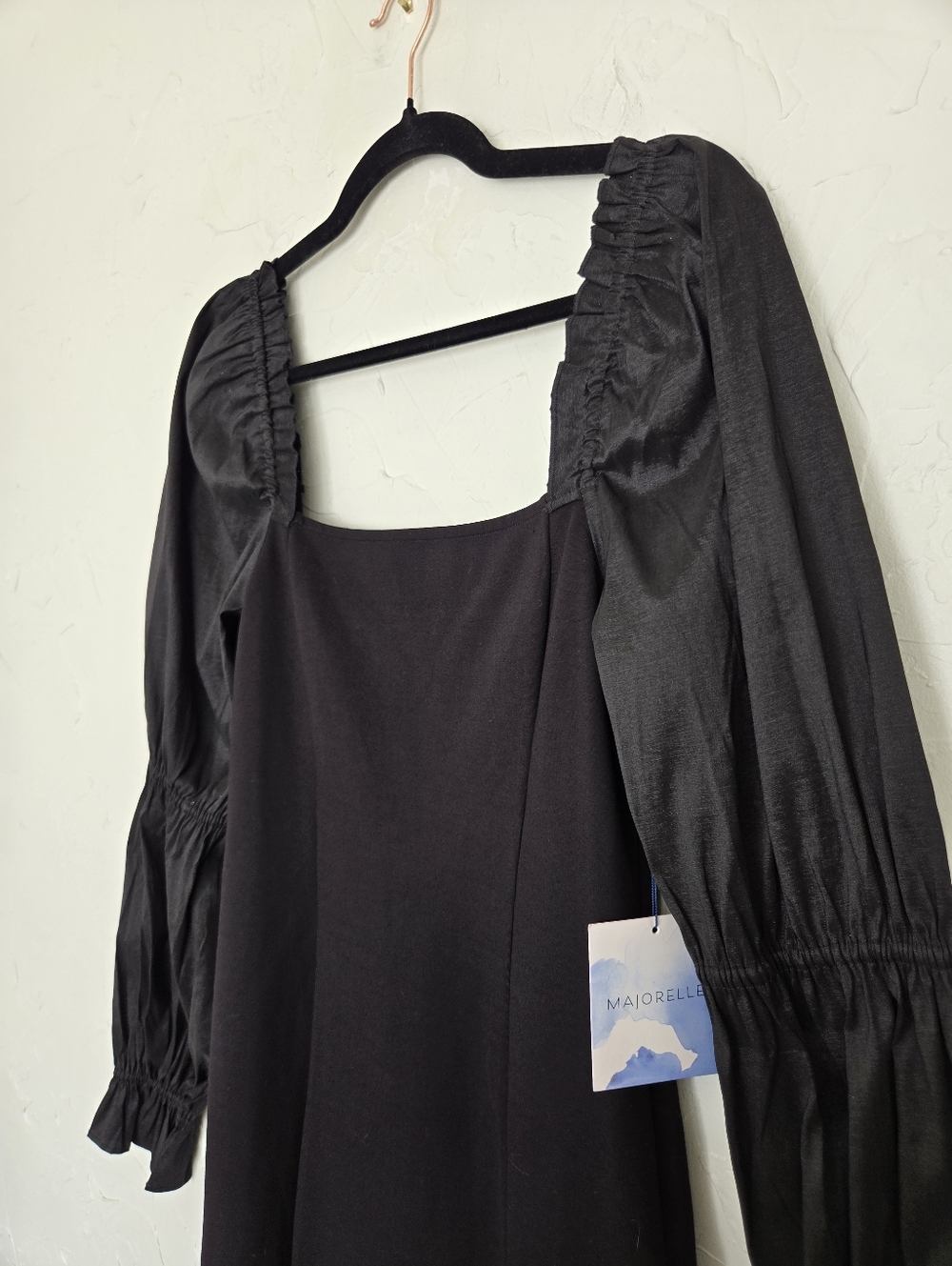 NWT Majorelle Revolve Black Dove Long Sleeve Dress, S - Picture 5 of 10